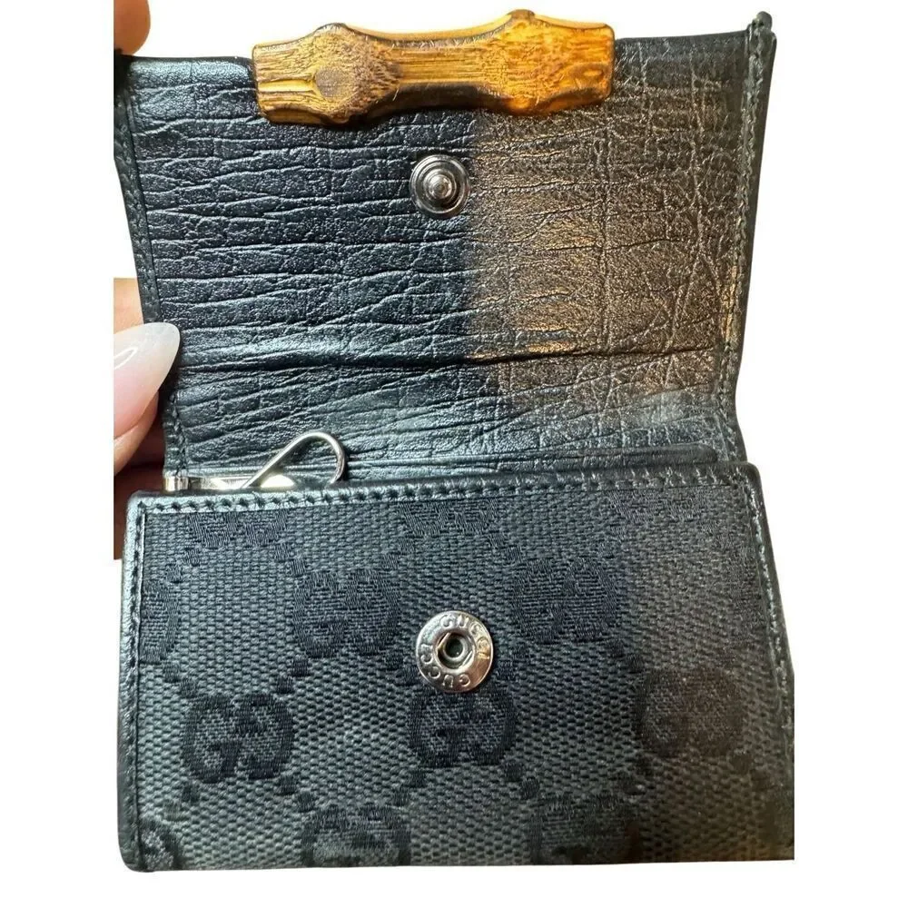 GUCCI Bamboo key case ✨Vintage✨ Authentic - Picture 12 of 15